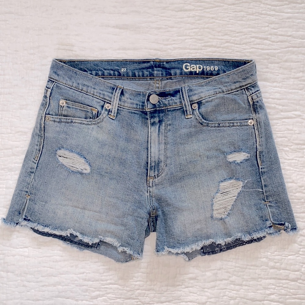 GAP Distressed Denim Shorts